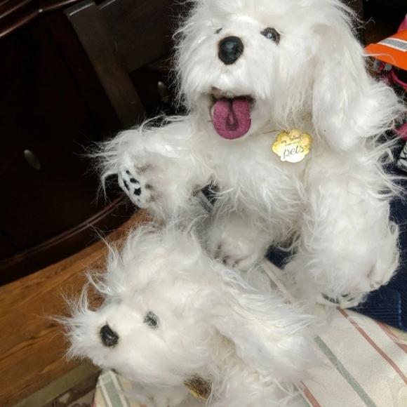 My Twinn poseable pet poodle dogs early ´00´s